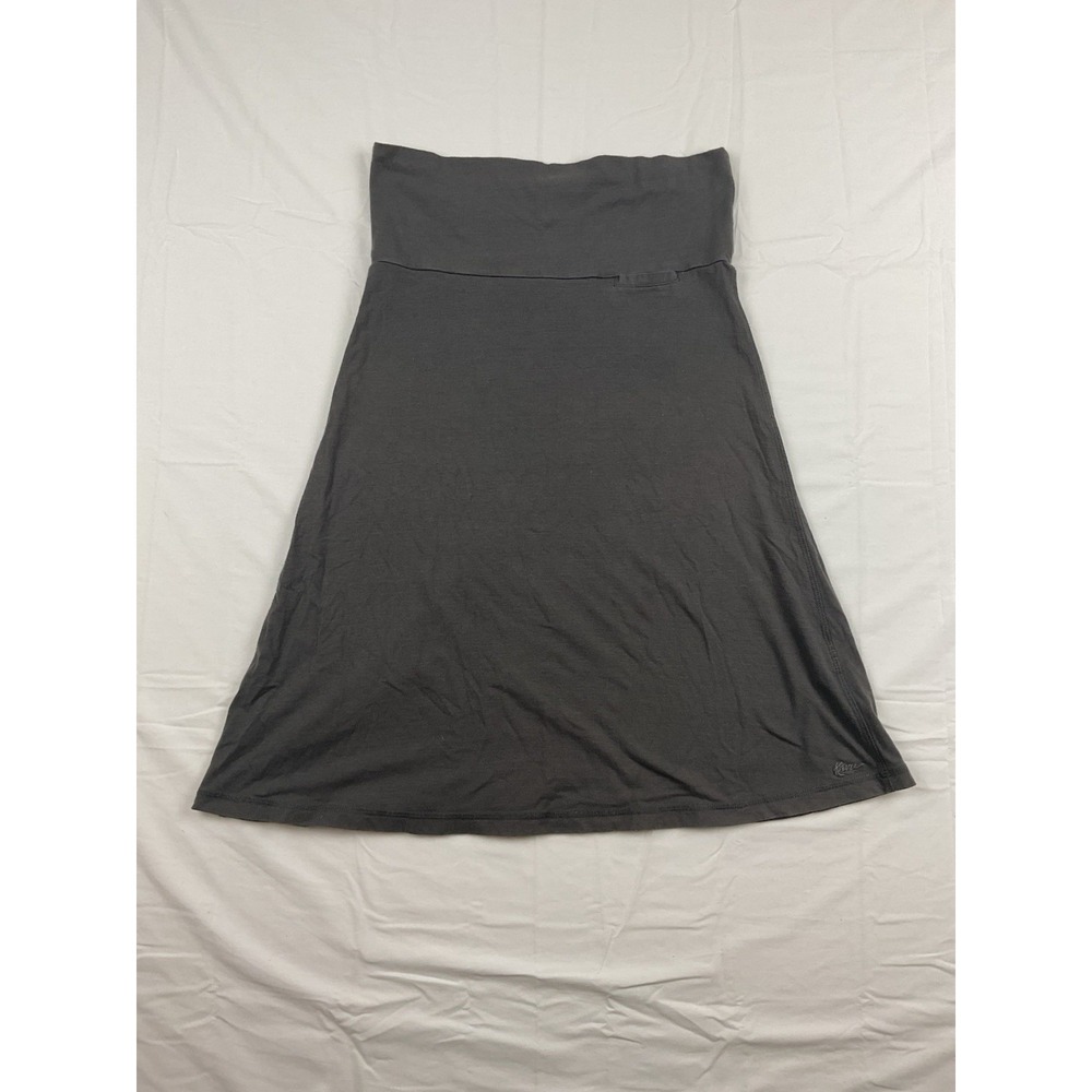 Kavu Fold Over Waist Skirt XS Gray Cotton Casual Travel Outdoor Minimalist‎